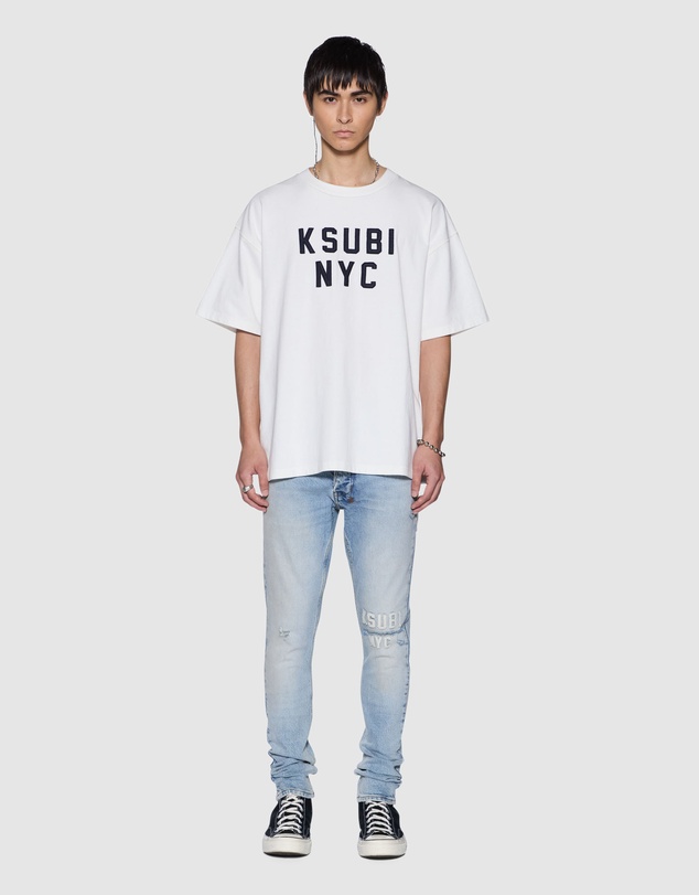 Ksubi - NYC Ekcess SS Tee Tru White