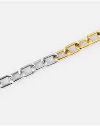 Daniel Wellington - Contrast Link Necklace Two Tone
