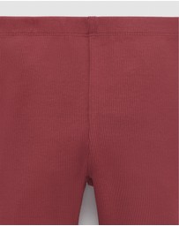 Purebaby - Thick Rib Leggings -Kids-Babies