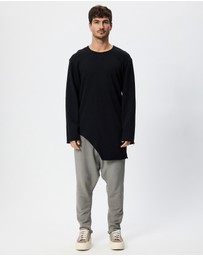 Surrounded By Ghosts - The Phenakite French Terry Assymetrical Hem Jumper