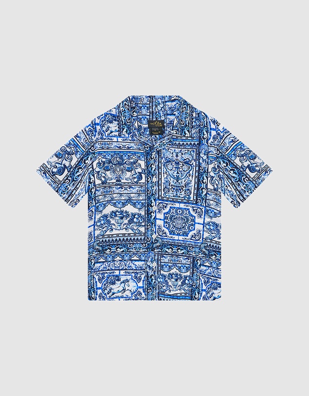 Camilla - Short Sleeve Camp Collared Shirt - Kids