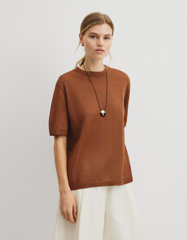 Country Road - Fine Mesh Knit T-shirt