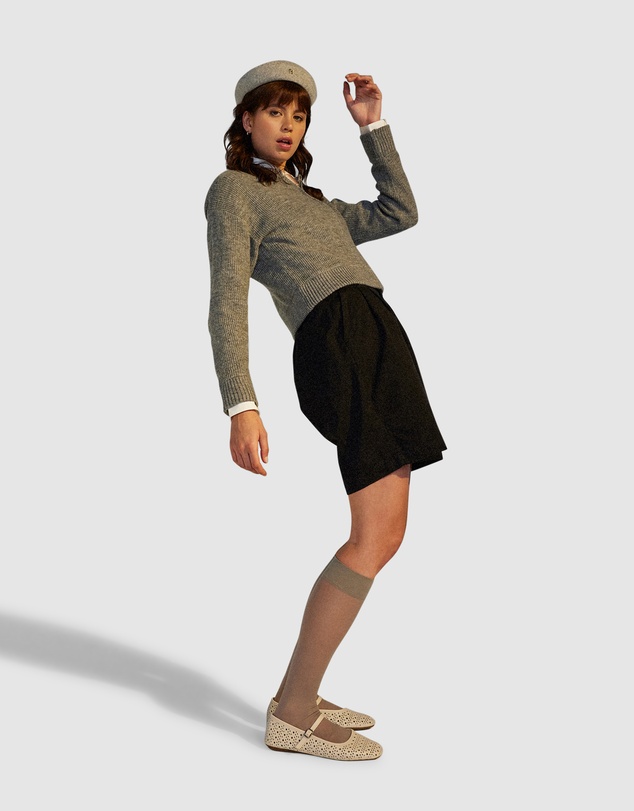 Rollie - Ballet Mary Jane Laser Flat