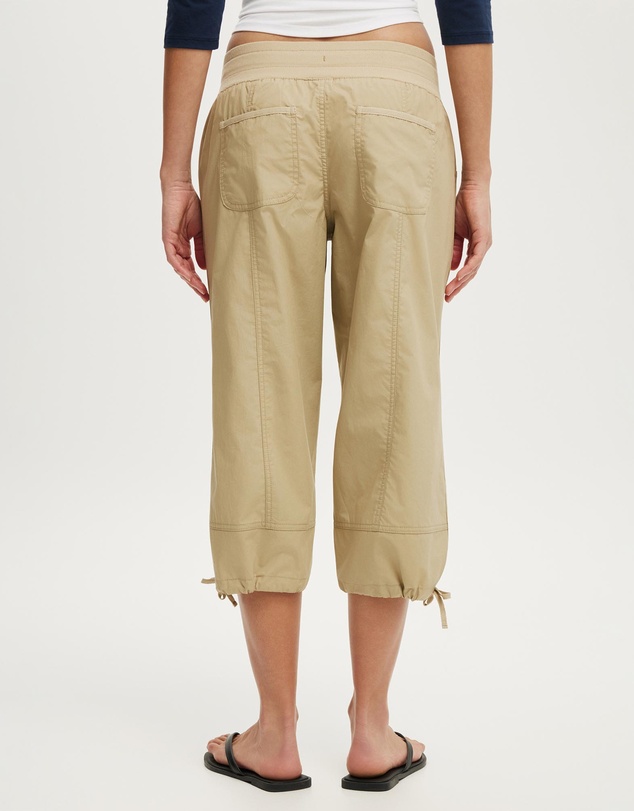Cotton On - Utility Rib Waist Capri