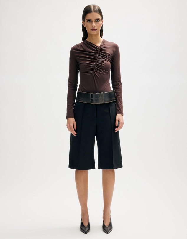 Minima Esenciales - Tore Gathered Jersey Bodysuit