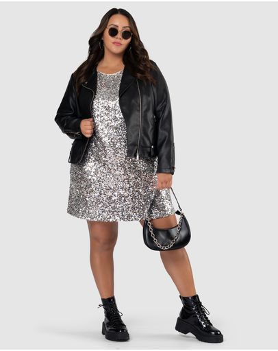 SILVER SEQUIN