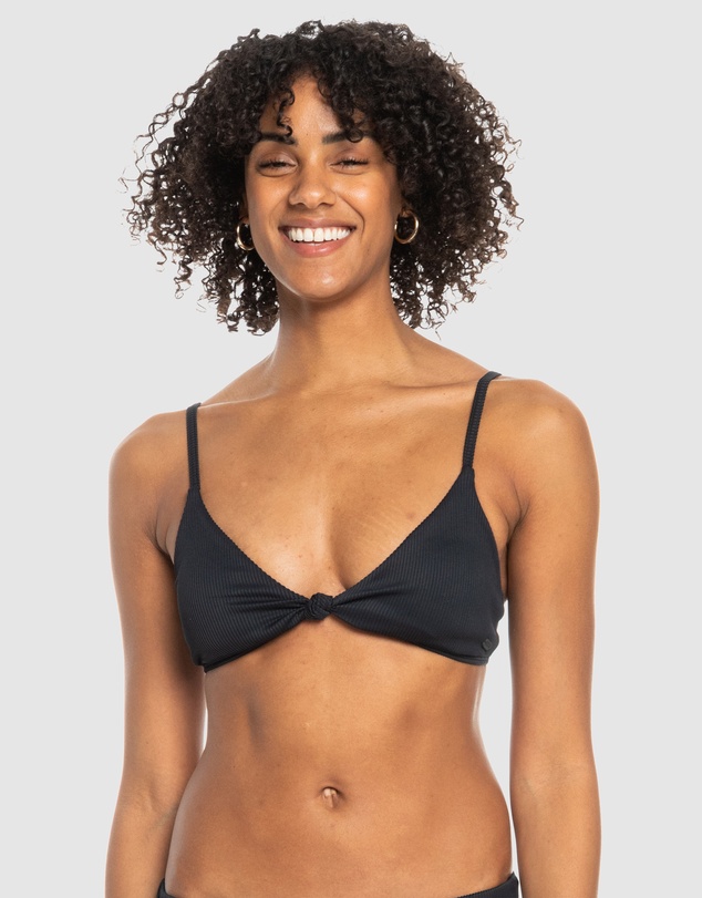 Roxy - Womens Rib Roxy Love The Surf Knot Bikini Top