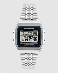 adidas Originals - adidas Originals Digital Two 36mm Silver Case and Bracelet