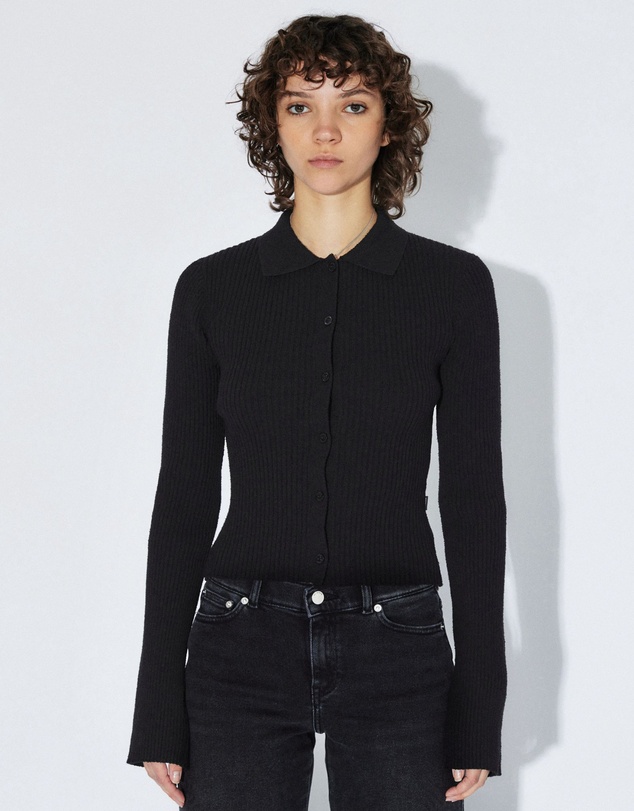 Dr Denim - Eliza Knit Top Black