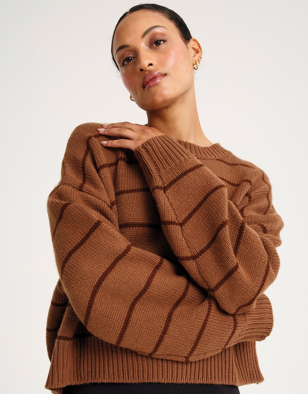 All Fenix - Stripe Crew Neck Knit