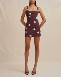 BY JOHNNY. - Paloma Polka Mini Dress