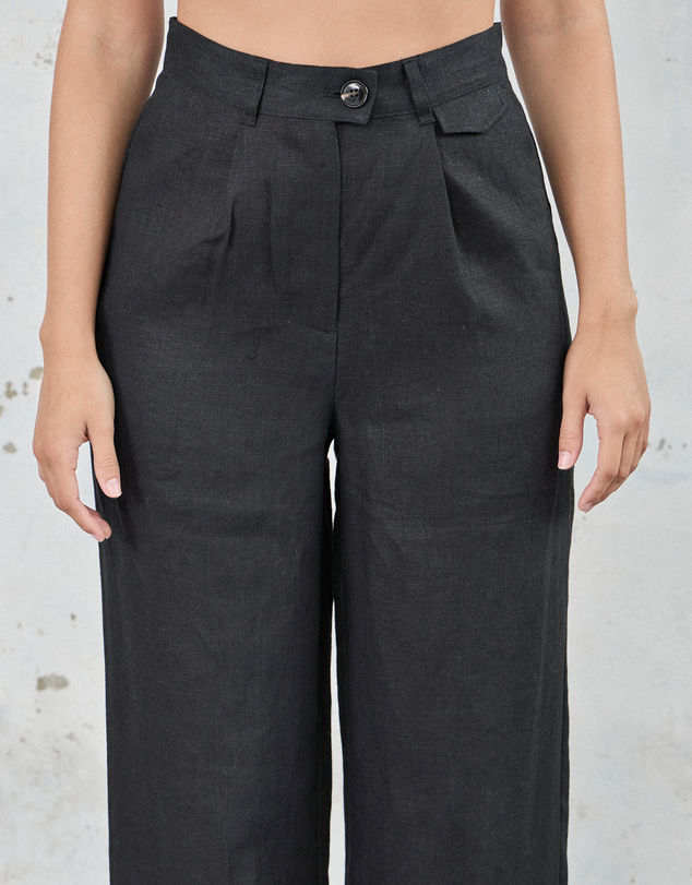 FRIEND of AUDREY - The Linen Pocket Trouser