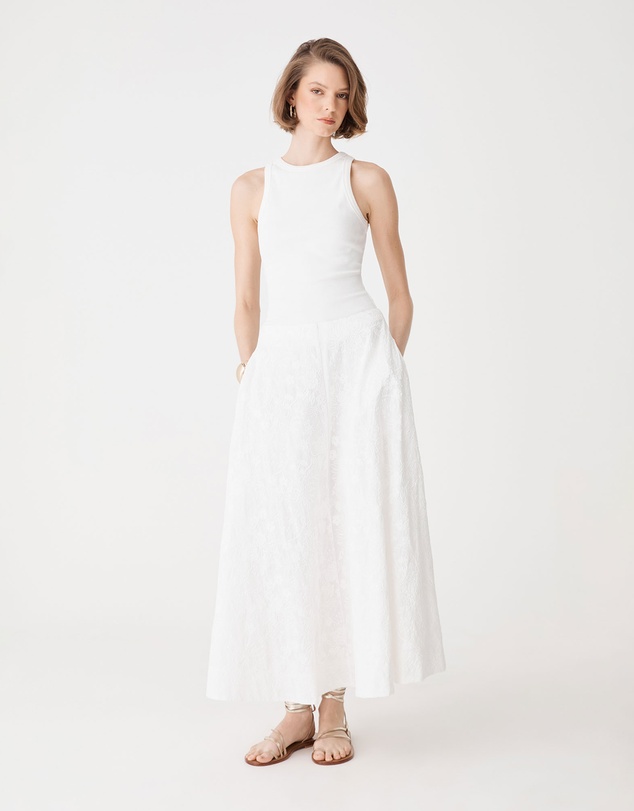 Forcast - Eloise Embroidered Skirt