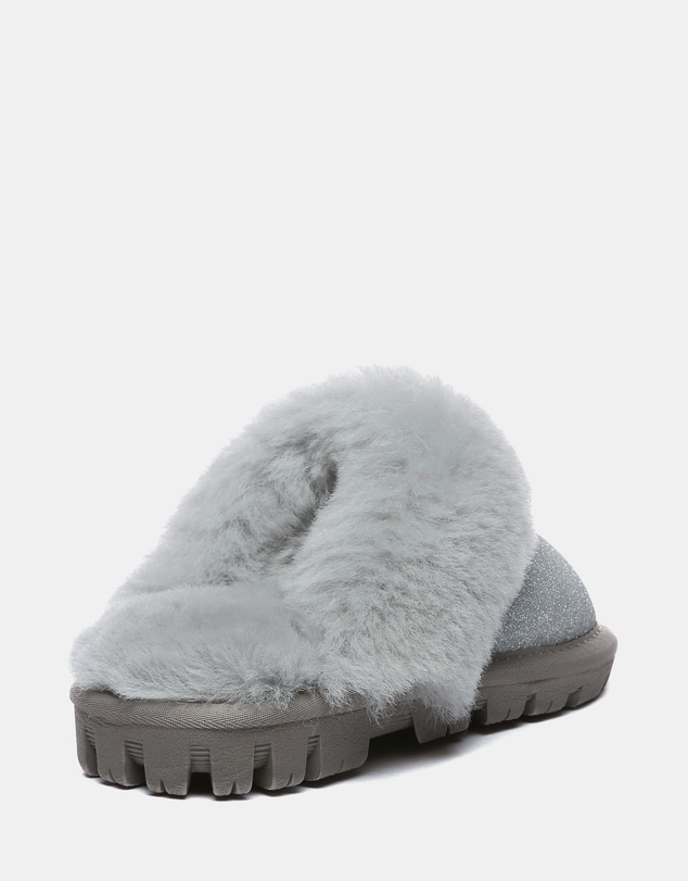 EVERAU - Australian Shepherd Ugg Kids Shirley Slipper Double Faced Sheepskin Upper House Shoes