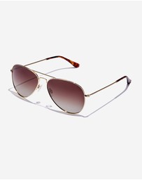 Hawkers Co - HAWKERS - HAWK - POLARIZED GOLD BROWN Sunglasses for Men and Women UV400