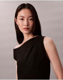 Calvin Klein - Crepe One Shoulder Top