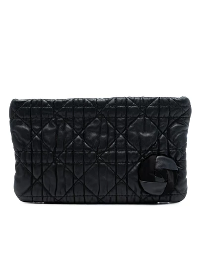 Pre-Loved by Azura Reborn - Pre-Loved Calfskin Cannage Rose Clutch