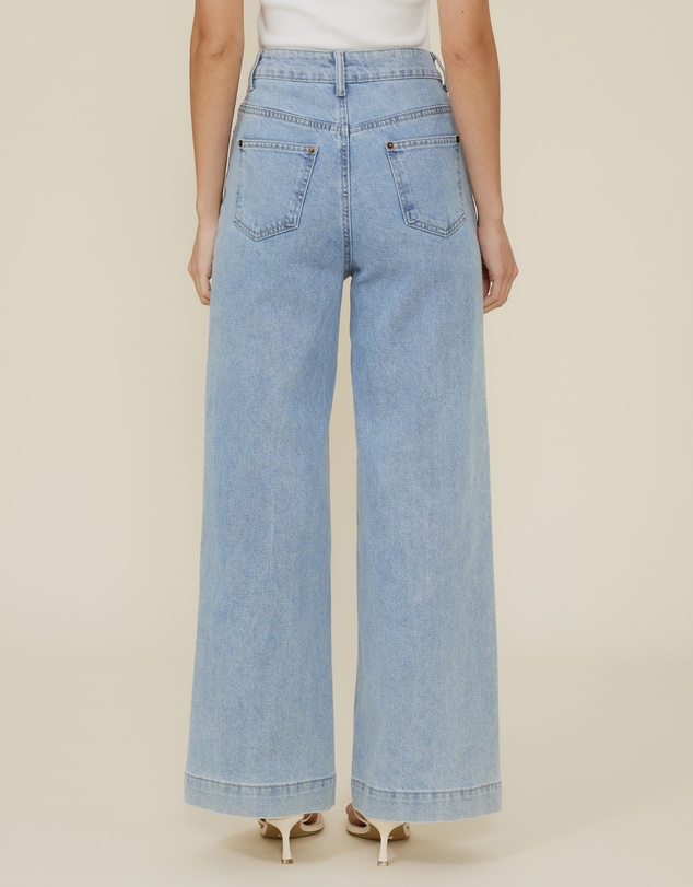 The Fated - Crop Wide Leg Jeans