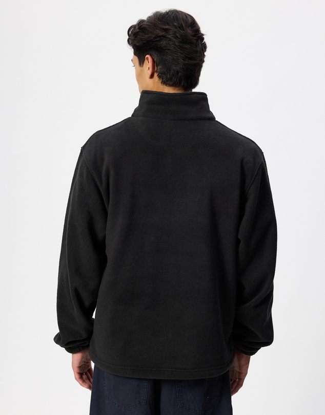 Rhythm - Checkered Fleece Quarter Zip Sweat