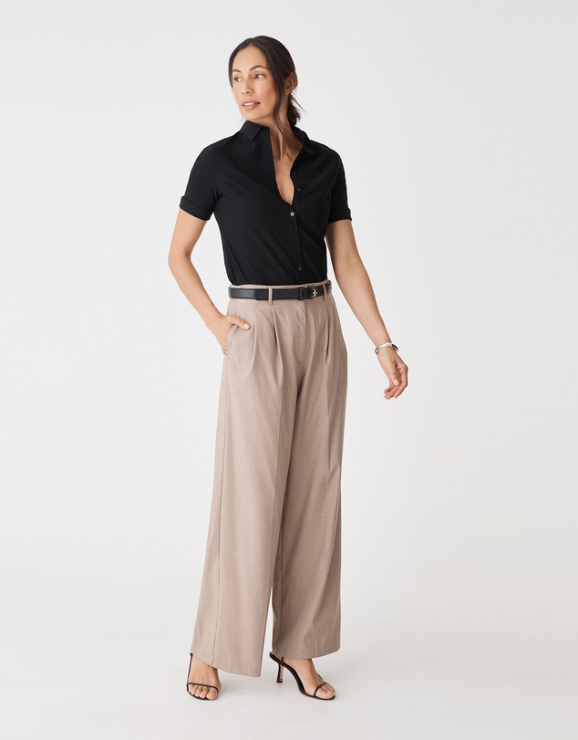 Forcast - Morgan Short Sleeve Cuff Shirt