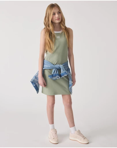 Decjuba Kids - Harper Monogram Tank Dress - Teens