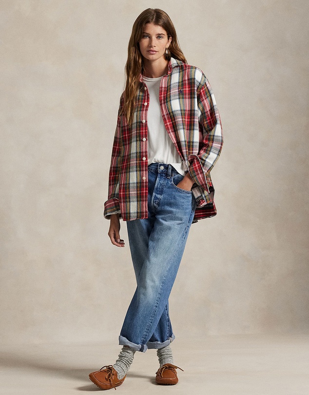Polo Ralph Lauren - Relaxed Fit Plaid Cotton Twill Shirt - ICONIC EXCLUSIVE