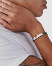 Diesel - Stacked Silver-Tone Bracelet DX0966040