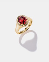 THOMAS SABO - THOMAS SABO Ring with Red Zirconia Stone