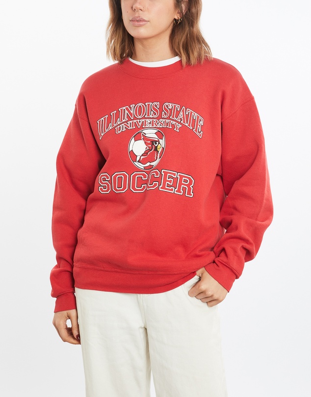 Vintage by The Real Deal - Pre Loved - Vintage Illinois State Redbirds Soccer Sweatshirt