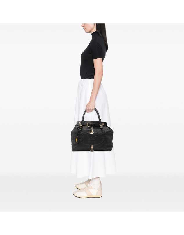 Pre-Loved by Azura Reborn - Pre-Loved Large Leather Selleria Villa Borghese Tote