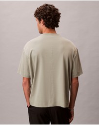 Calvin Klein - Relaxed Premium Interlock Emblem Logo T-Shirt