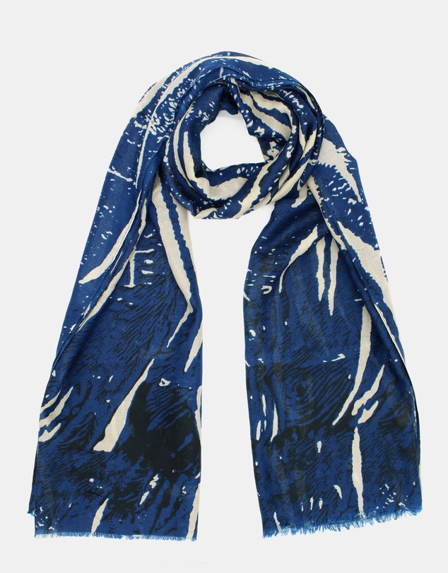 Morgan & Taylor - Selene Light-Weight Scarf in Blue