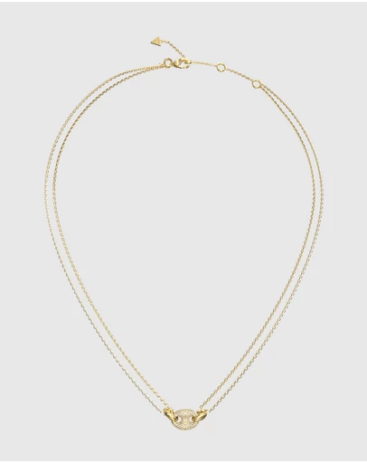 GUESS - Marine Pave Link Necklace