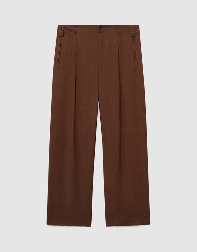 M.N.G - Straight-Fit Pleated Trousers