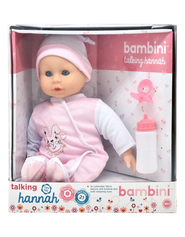 Bambini - Talking Hannah Doll