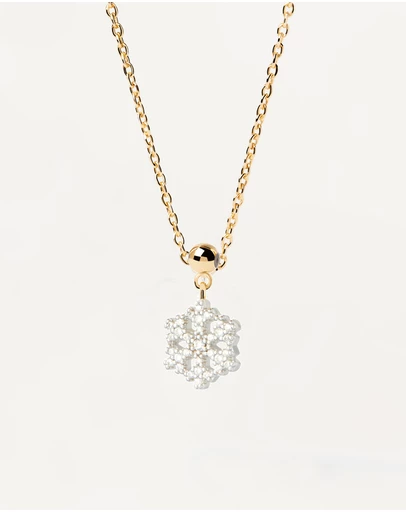 PDPAOLA - Charm Necklace Snowflake Charm