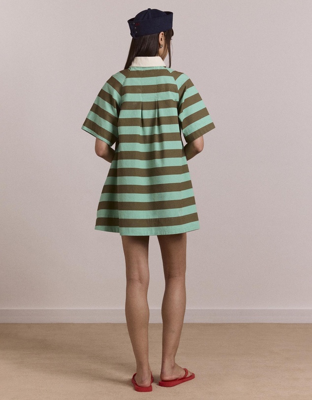 Damson Madder - Maggie Mini Polo Dress