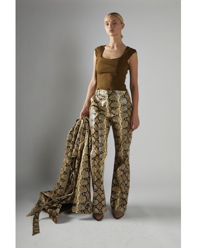 BEIGE SNAKESKIN