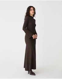 Forcast - Nevaeh A-Line Knit Skirt