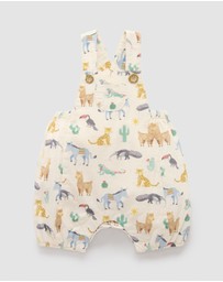 Purebaby - Short Leg Overall -Kids-Babies