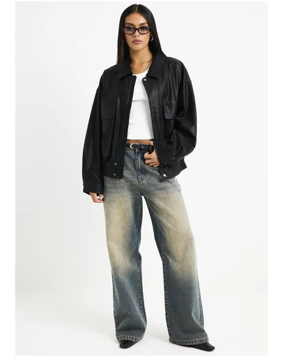 Alice In The Eve - Jen Oversized Patch Pocket Jacket