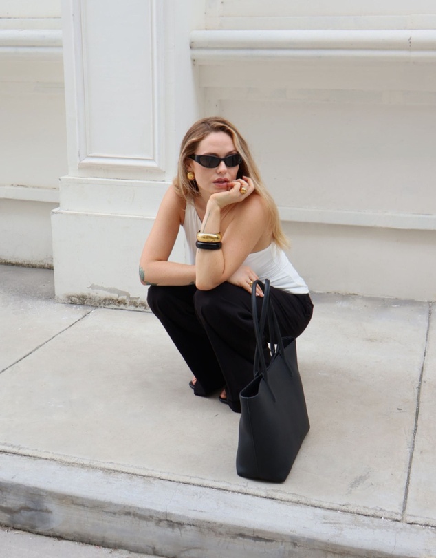 HOUSE OF SLANI - Stackable Black Aura Resin Bangle