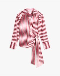 Tommy Hilfiger - Slim Fit Wrap Knot Poplin Shirt