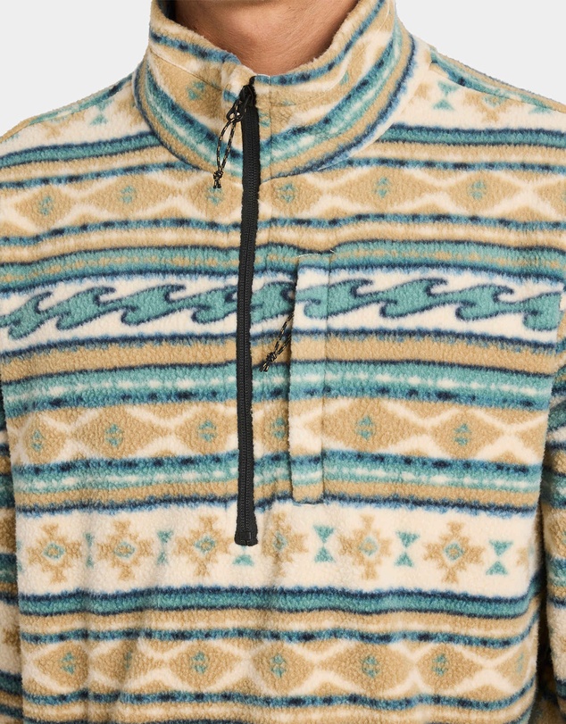 Billabong - Mens Boundary Mock Neck Fleece Top