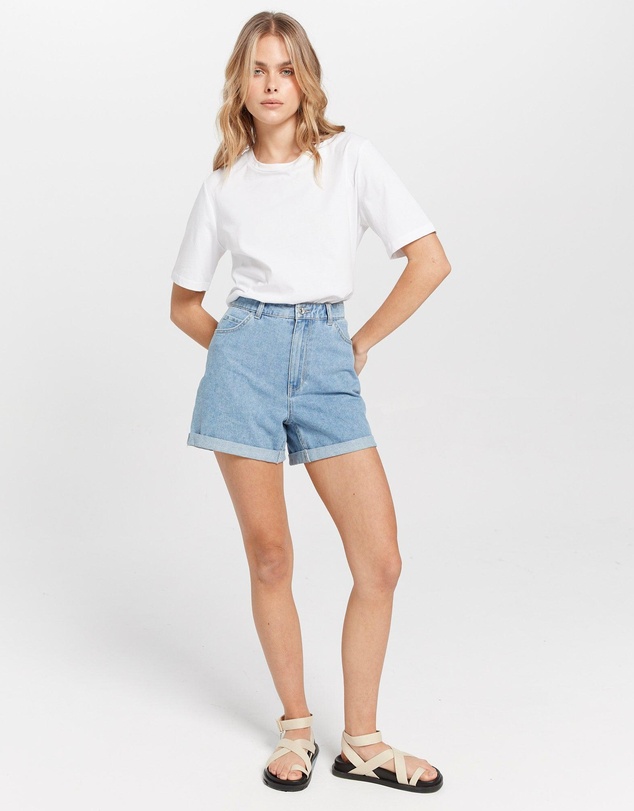ONLY - Vega High Waisted Denim Shorts