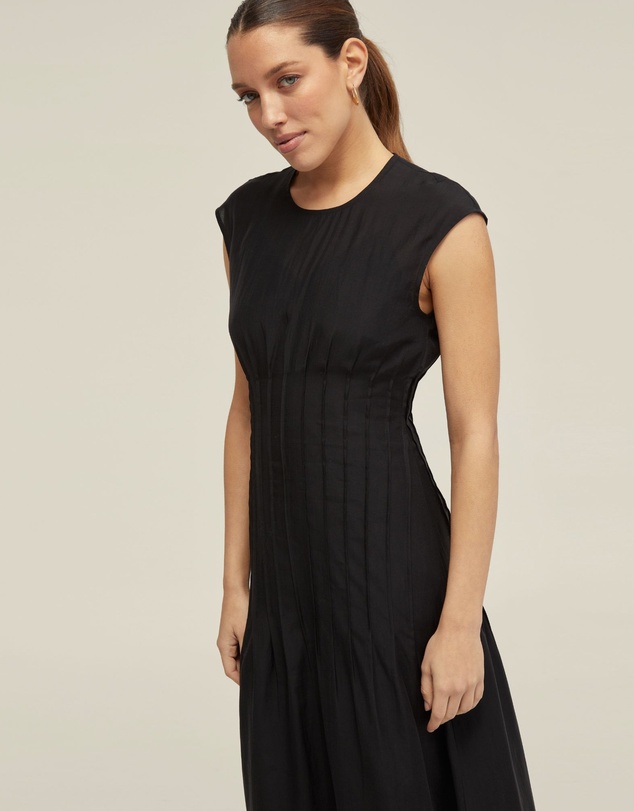 Oxford - Clementine Pin-Tuck Dress