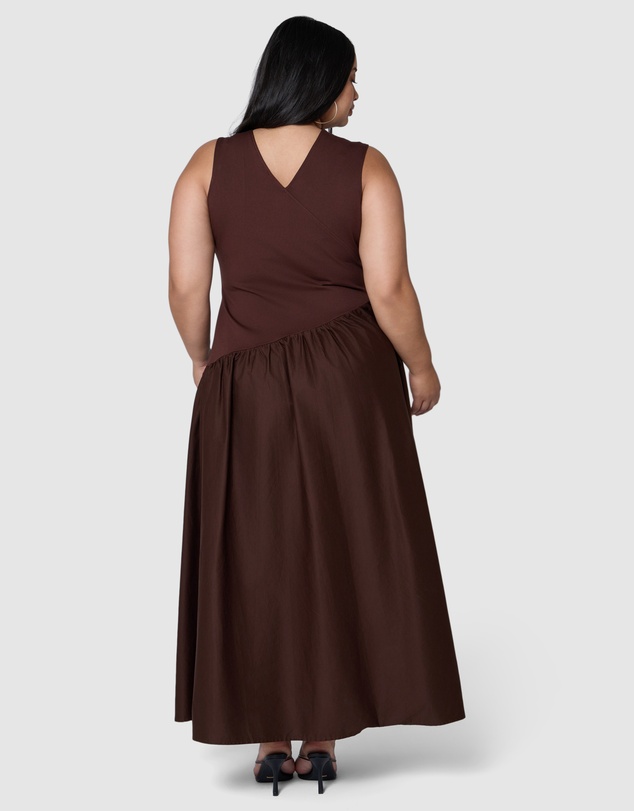 Sunday In The City - Steel Rose Maxi Dress