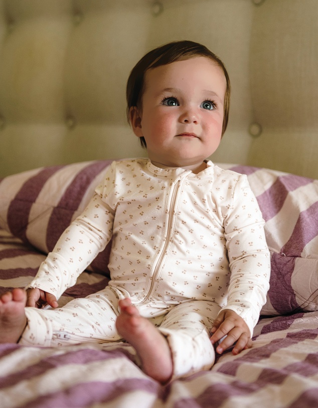 Kynd Baby - Day Or Night Onesie in Cherry