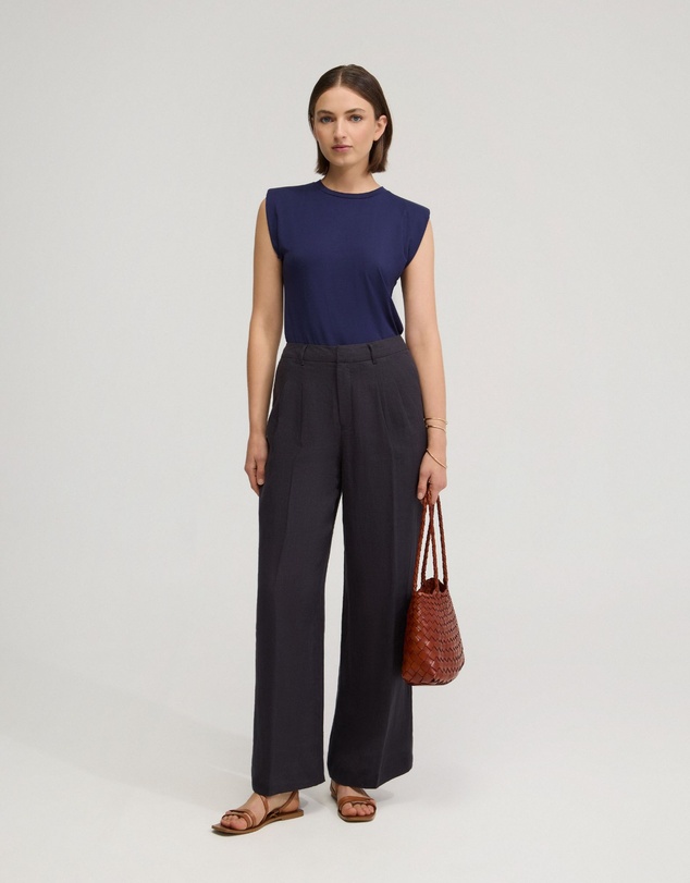 Oxford - Sabrina Crop Jersey Top