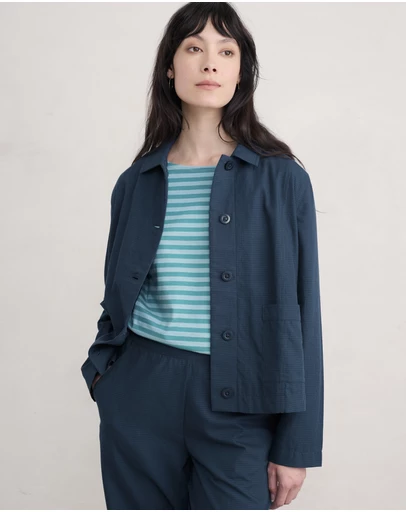 Seasalt - Seasalt Cornwall Navy Carnon Downs Jacket
